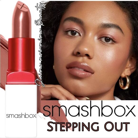 SmashBox Stepping Out (ROSE NUDE) Be Legendary Prime and Plush Lipstick - Picture 1 of 13